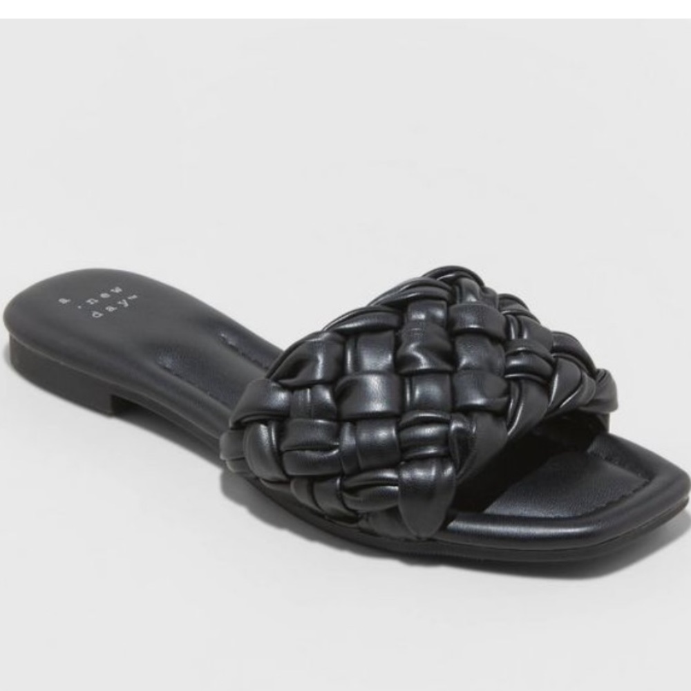 Woven Slide Sandals size 9